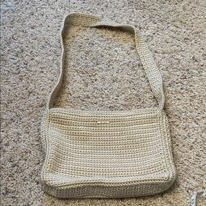 The Sak Cream Crochet Shoulder Bag